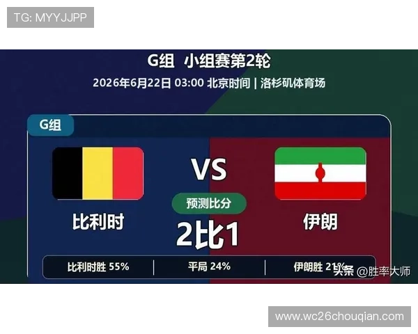 2026年世界杯比利时对阵伊朗比赛直播平台推荐与观看攻略